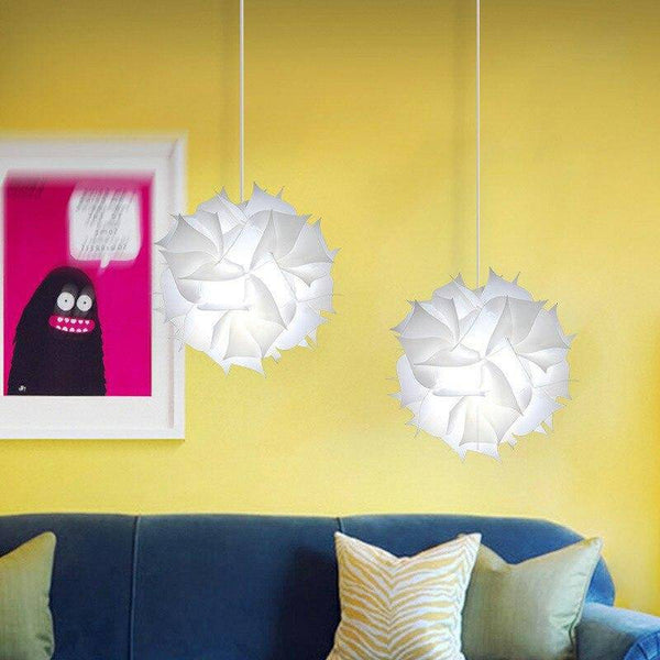 Suspension LED design blanche Moma Light