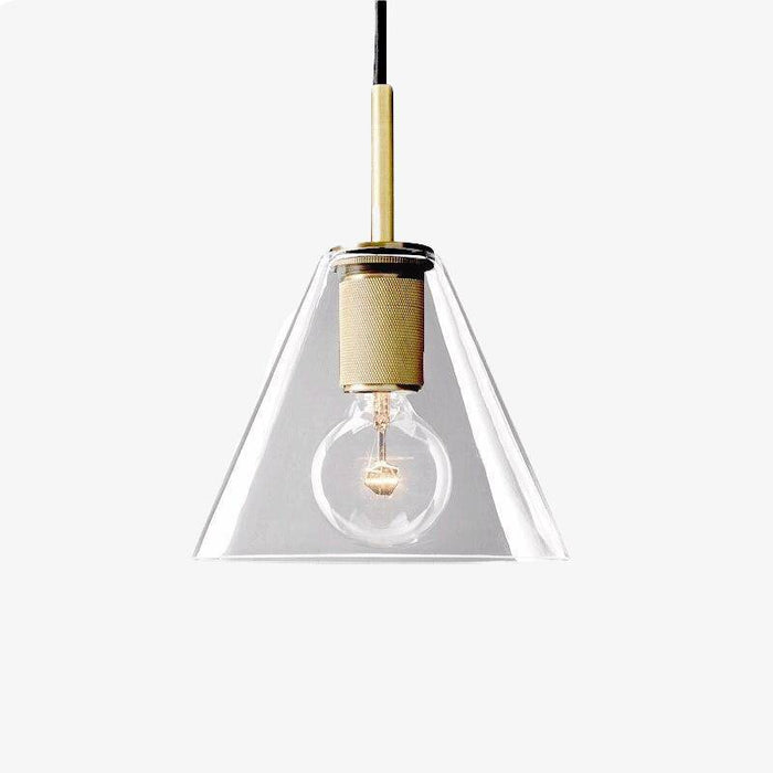 Suspension LED verre Loft Industriel