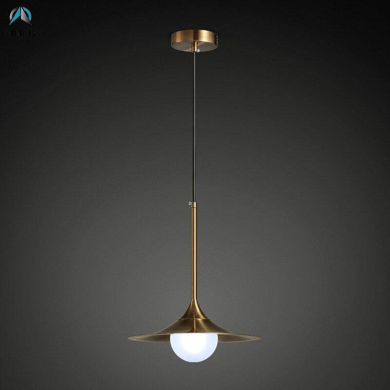 Suspension LED dorée au design moderne - Vigour