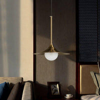 Suspension LED dorée au design moderne - Vigour