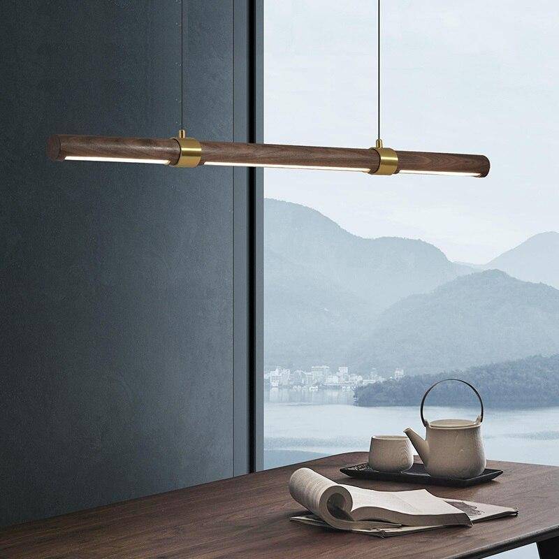 Suspension LED en bois : Style Creatif