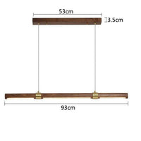 Suspension LED en bois : Style Creatif