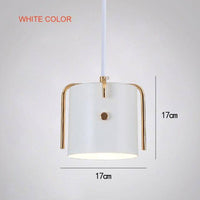 Suspension LED design colorée Nordic