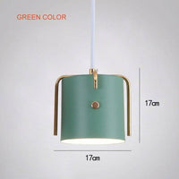 Suspension LED design colorée Nordic