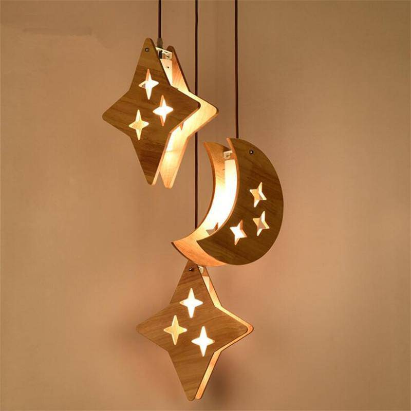Suspension lumineuse "Celestial Wood"