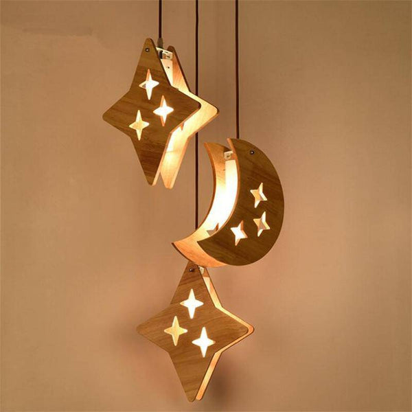 Suspension lumineuse "Celestial Wood"