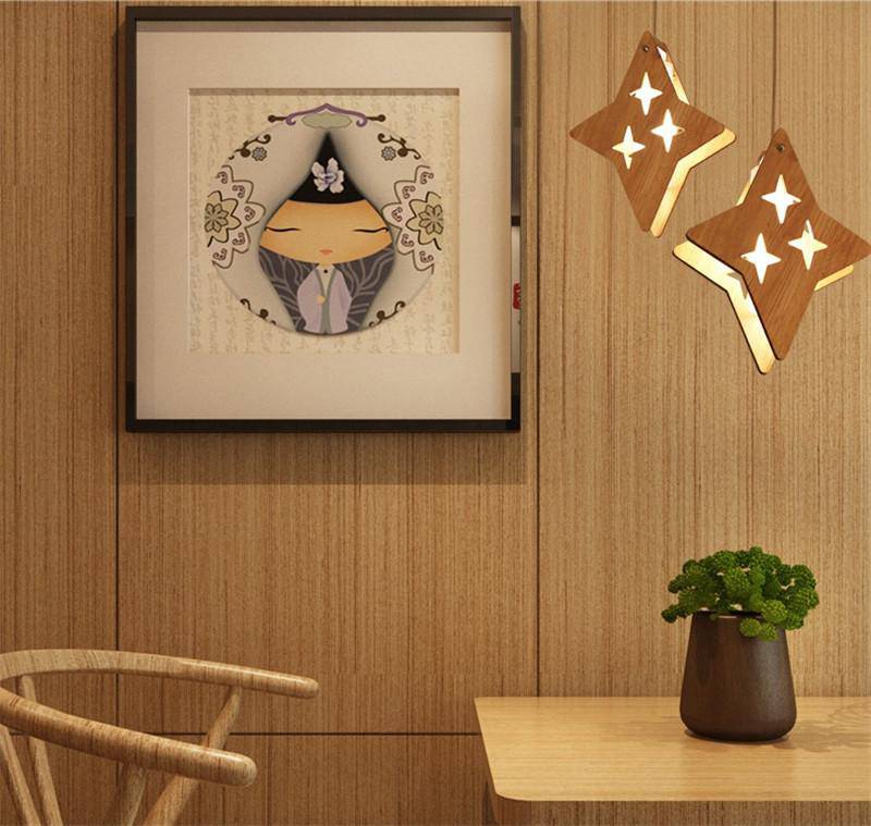 Suspension lumineuse "Celestial Wood"