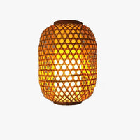 Suspension lumineuse en rotin LED Asian Tide