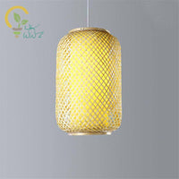 Suspension lumineuse en rotin LED Asian Tide
