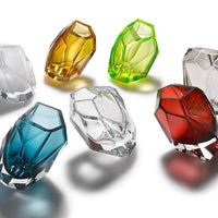 Suspension LED en verre cristal coloré Luxury