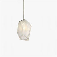 Suspension LED en verre cristal coloré Luxury