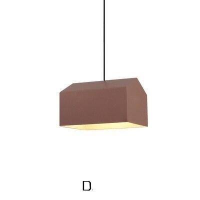 Suspension LED Colorée en Aluminium pour la Maison