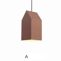 Suspension LED Colorée en Aluminium pour la Maison