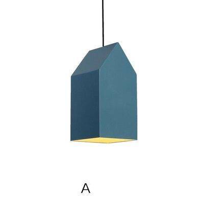 Suspension LED Colorée en Aluminium pour la Maison