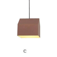 Suspension LED Colorée en Aluminium pour la Maison