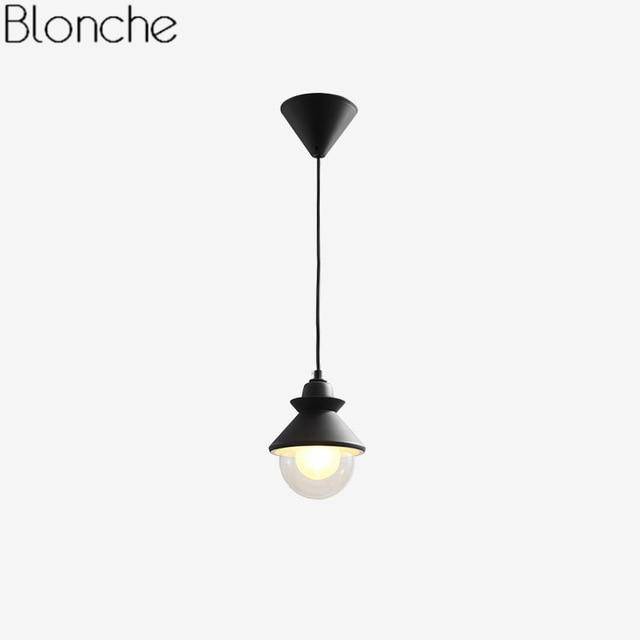 Suspension LED "Triangle Lumineux" en métal et verre