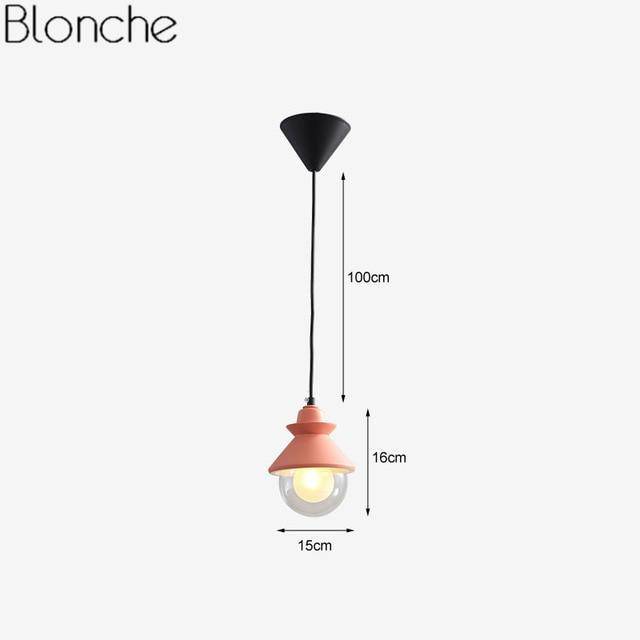 Suspension LED "Triangle Lumineux" en métal et verre