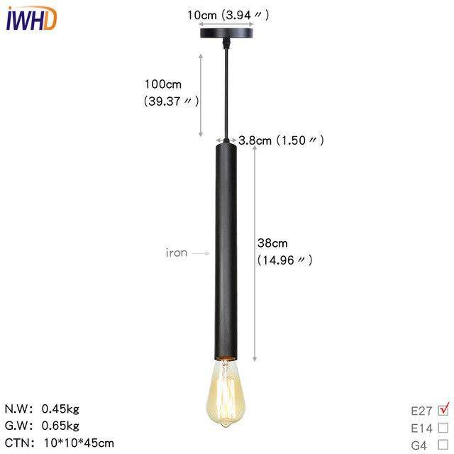 Suspension LED cylindre colorée: style unique
