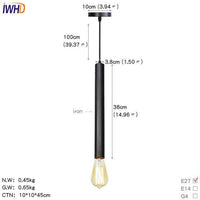 Suspension LED cylindre colorée: style unique