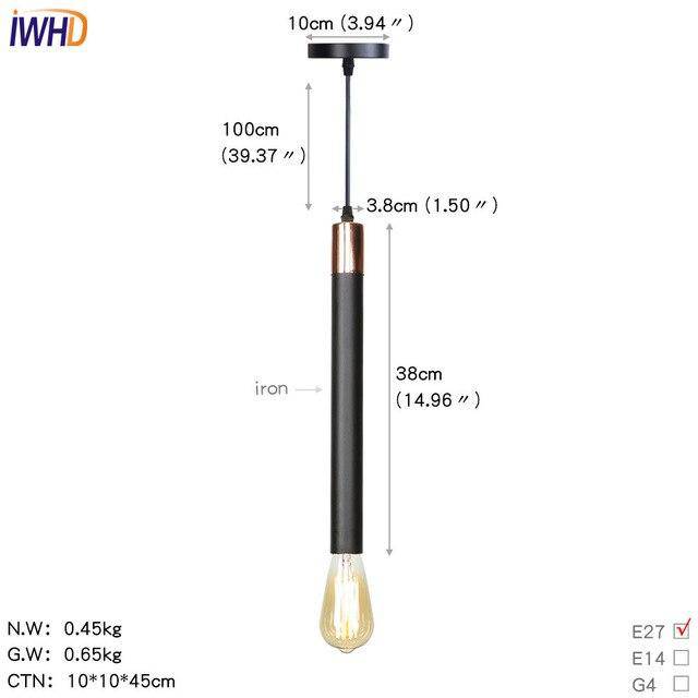 Suspension LED cylindre colorée: style unique