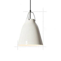 Suspension Loft LED en métal avec abat-jour coloré