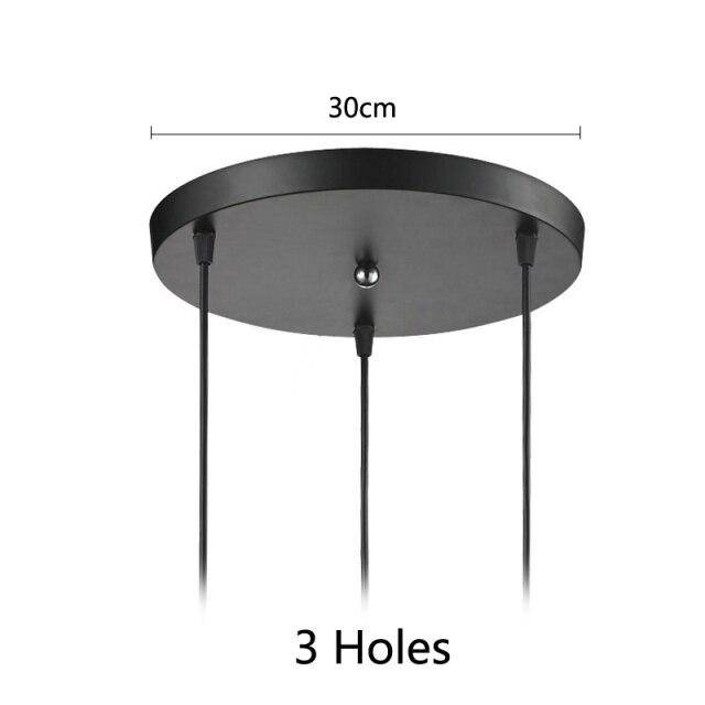 Suspension Loft LED en métal avec abat-jour coloré