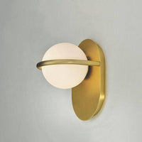 Applique murale LED Luxury, base arrondie en aluminium