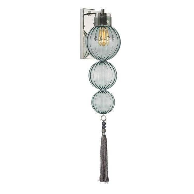 Applique murale rétro LED Asia Boules Verre