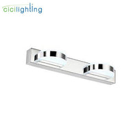 Applique murale LED chromée pour miroir