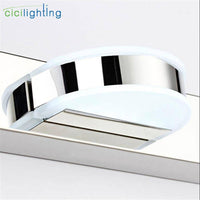 Applique murale LED chromée pour miroir