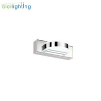 Applique murale LED chromée pour miroir