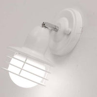 Applique murale LED extérieur en métal style cage