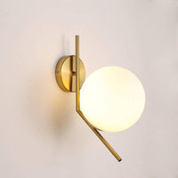 Applique murale LED dorée Nordic