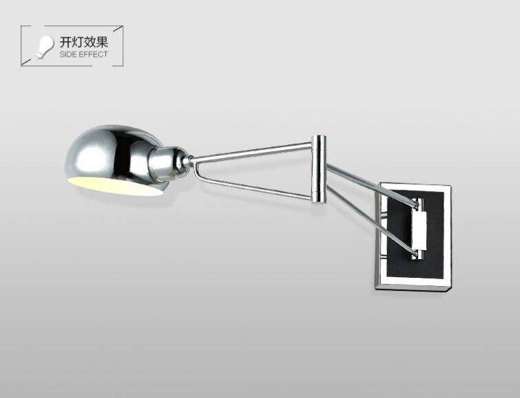 Applique murale LED chromée ajustable SlimLine