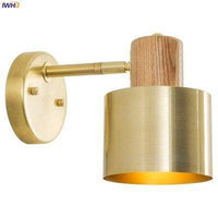 Applique murale LED dorée pivotante
