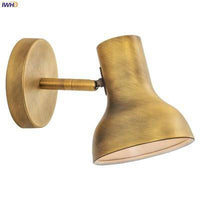 Applique murale LED dorée pivotante