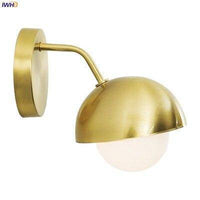 Applique murale LED dorée pivotante