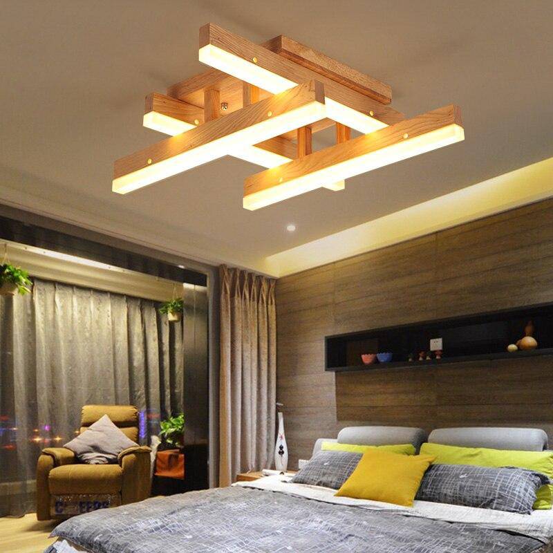 Plafonnier LED en bois Light Loft
