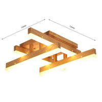 Plafonnier LED en bois Light Loft