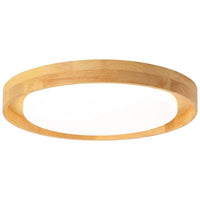 Plafonnier LED en bois design Solid