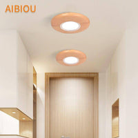 Plafonnier LED Bois Aibiou