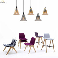 Suspension Cloche en Verre Colorée