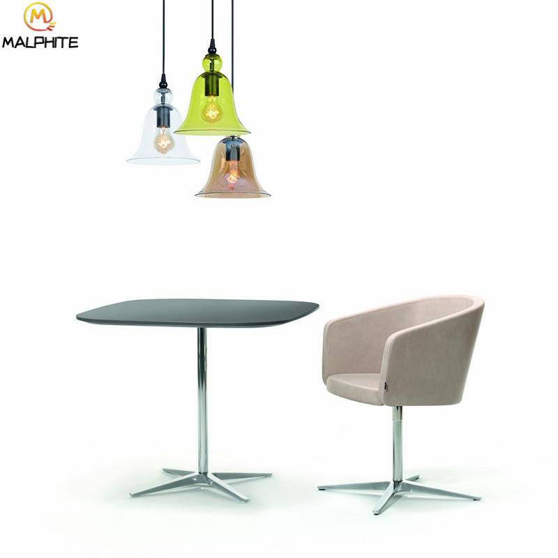 Suspension Cloche en Verre Colorée