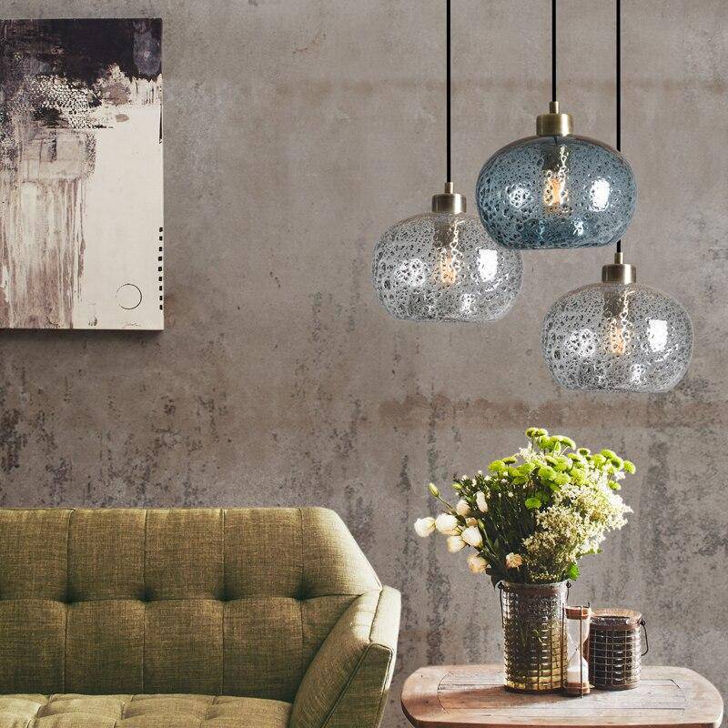 Suspension LED design en verre Life