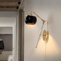 Applique Murale Dorée LED Design Ajustable
