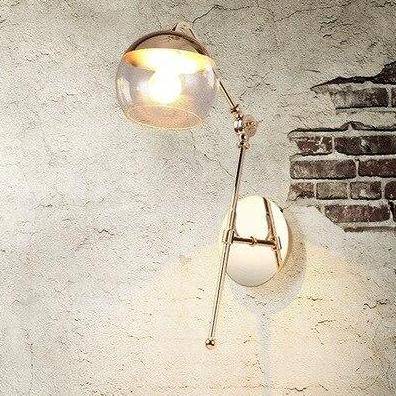 Applique Murale Dorée LED Design Ajustable