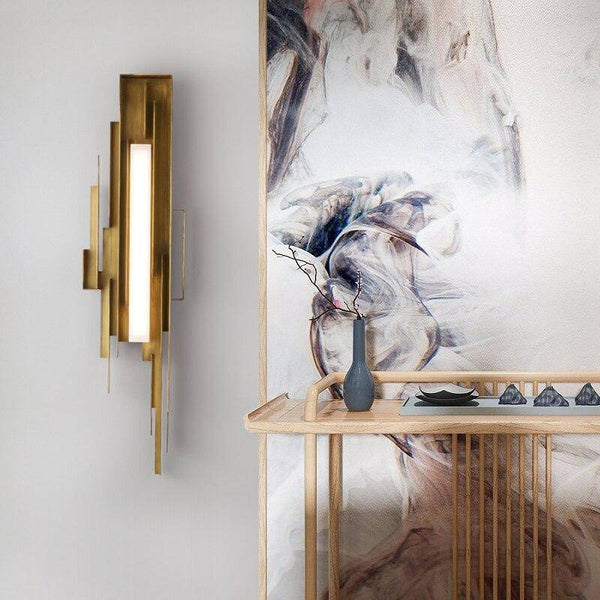 Applique murale LED dorée Deluxe