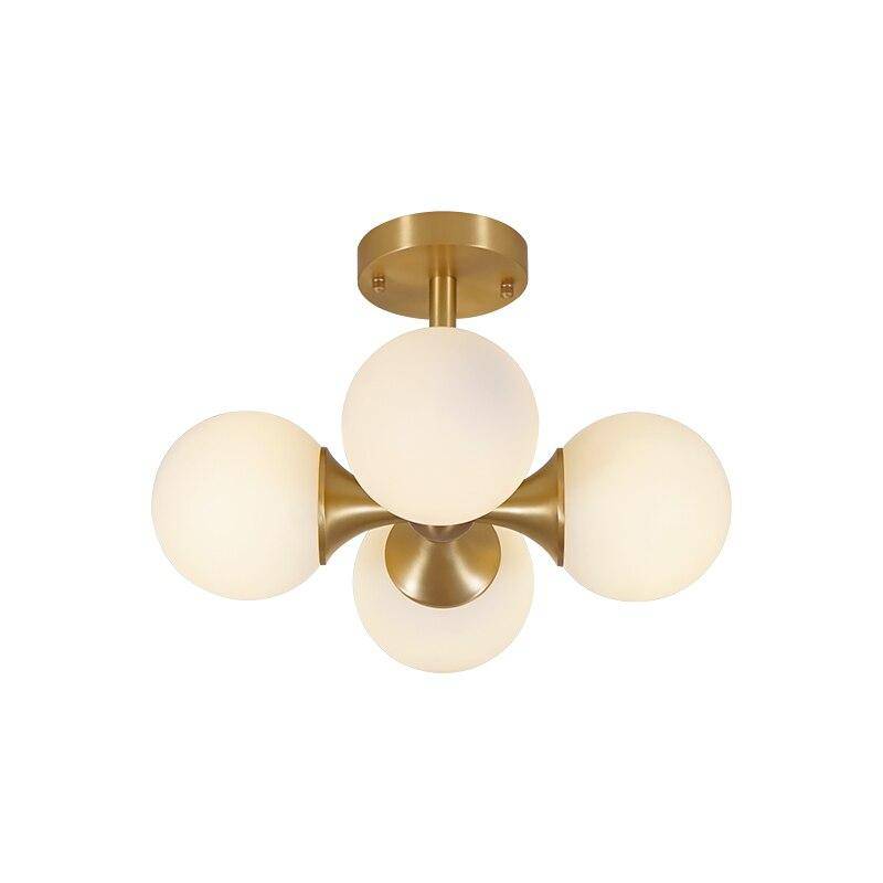 Plafonnier LED Gold Glass Boules