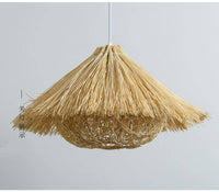 Suspension Triangle Woven Straw