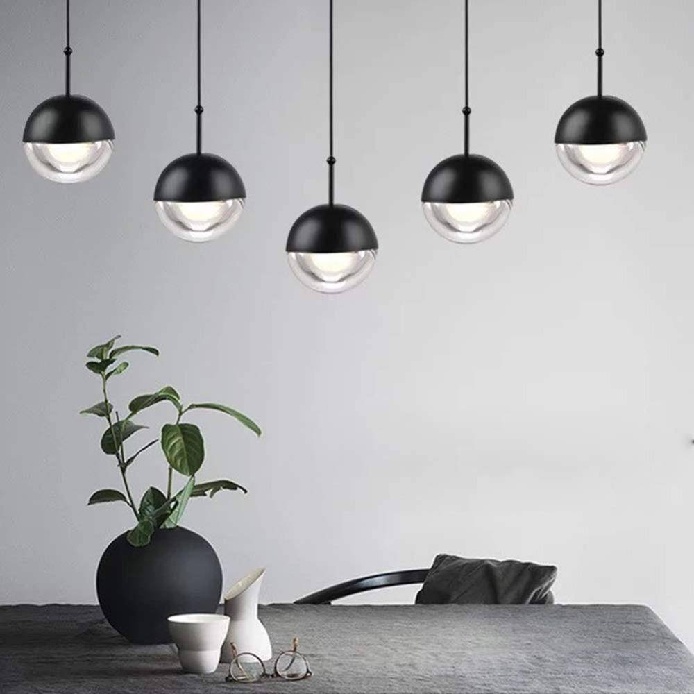 Suspension Globe en Verre et Métal